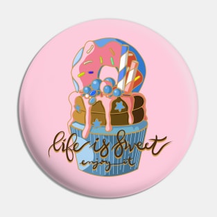 cupcake life sweet Pin