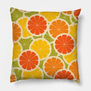 Orange, lemon and grapefruit Pillow