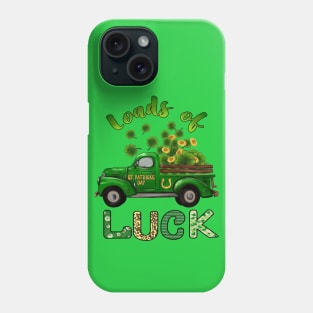 Loads of Luck Truck Shamrocks Toddler St Patrick's Day Fun Phone Case