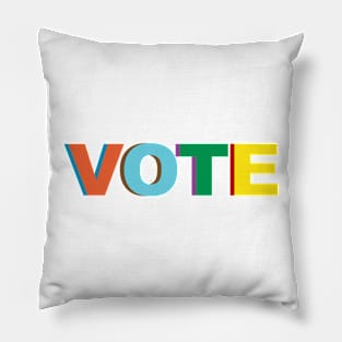 Vote Colorful Voter Pillow