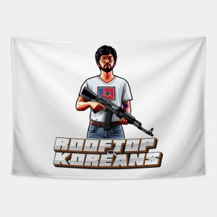 Rooftop Koreans Tapestry