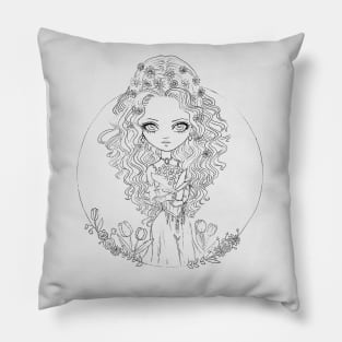 spring goddess Pillow