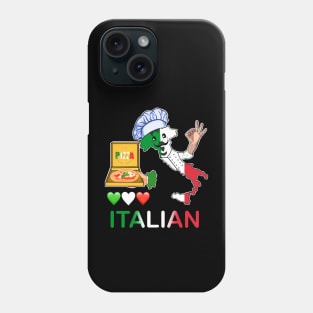 Italian lover pizza Phone Case