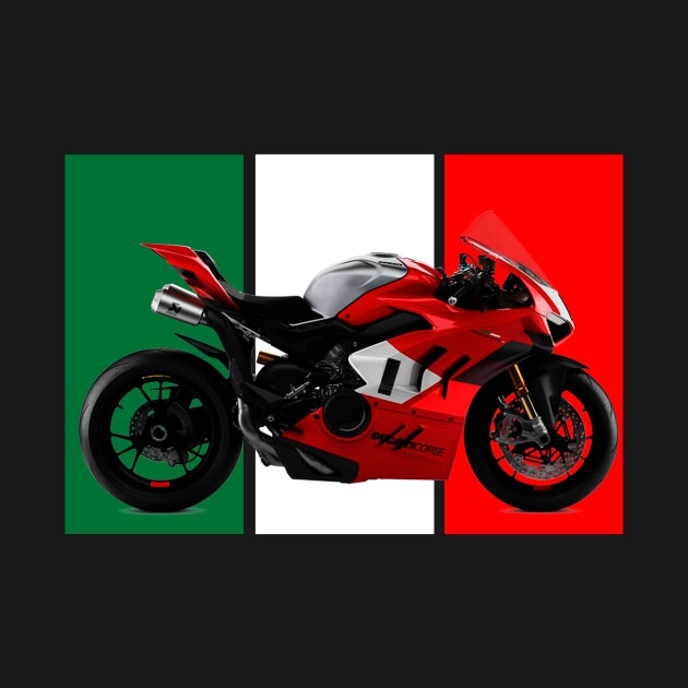 Italian Motorcycle Ducati Panigale V4 by Artsimple247