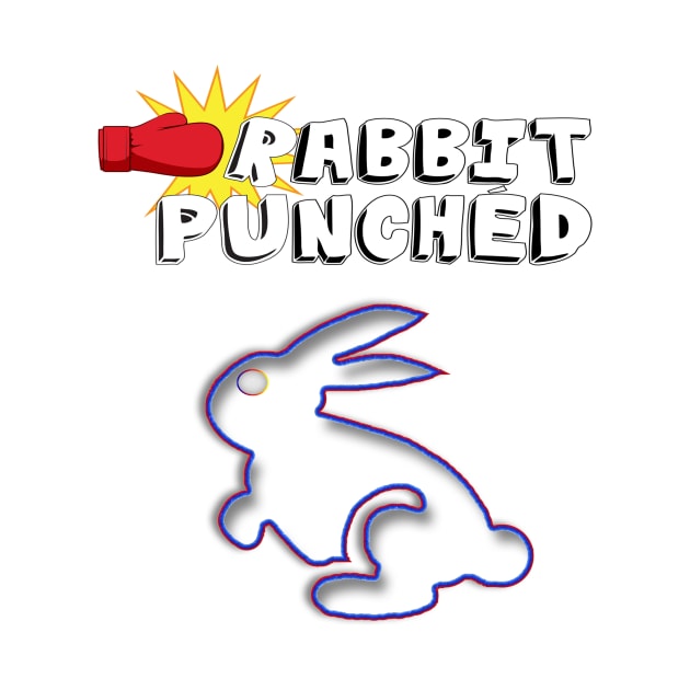 Neon Rabbit of the Future With the shows title on it by RabbitPunched