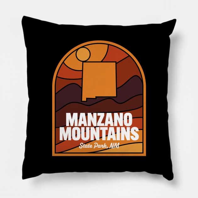 Manzano Mountains State Park New Mexico Pillow by HalpinDesign