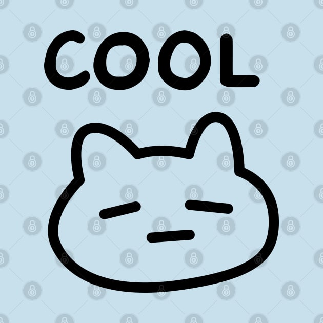 Retsuko Cool Cat Black by aniwear