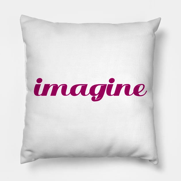 Imagine lettering word Pillow by Choulous79