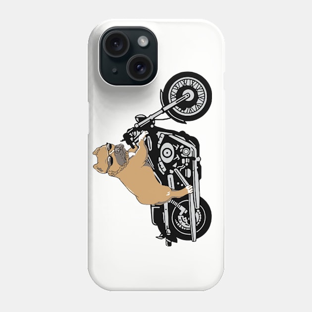 Pit Bull Bike Phone Case by ChuckDuncanArt