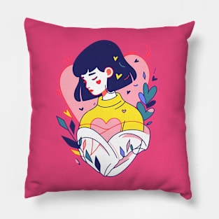 Lofi Girl Pillow