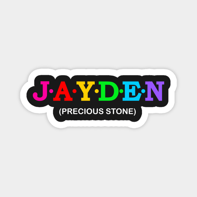 Jayden - Precious Stone. Magnet by Koolstudio