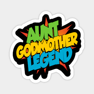 Aunt Godmother Legend Cartoon Comics Magnet