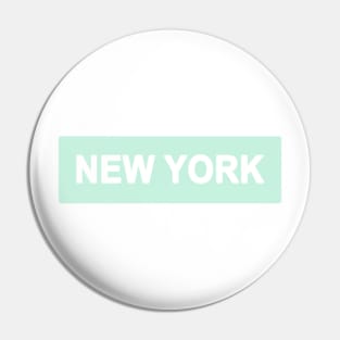 Mint New York Pin