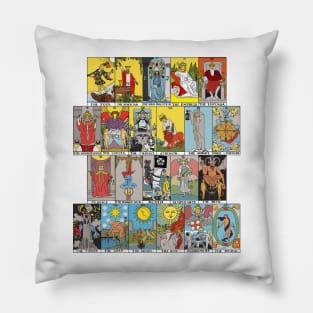 Major Arcana Tarot Cards Pillow