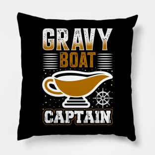 Gravy Boat Captain Pillow