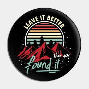 cool retro aesthetic leave it better than you found it Pin