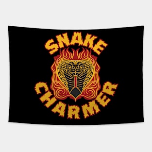 Snake Charmer Funny Snake Gift Tapestry