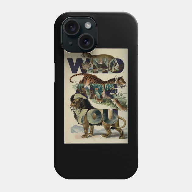 Who are you Phone Case by SAN ART STUDIO 