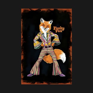 Cool retro dancing disco fox T-Shirt