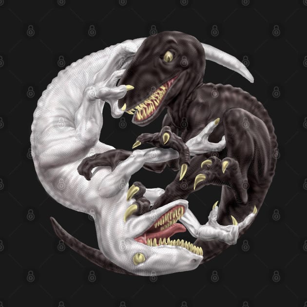 Yin Yang Raptors by AyotaIllustration