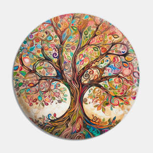 Infinite Growth: Expanding Horizons with the Tree of Life Mandala Pin