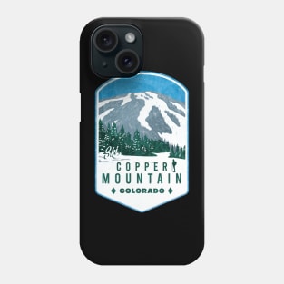 Copper Mountain Colorado Ski Badge Phone Case