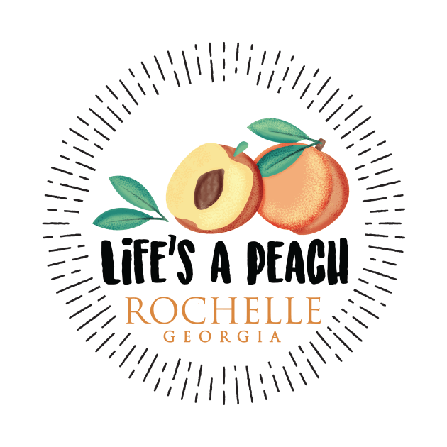 Life's a Peach Rochelle, Georgia by Gestalt Imagery