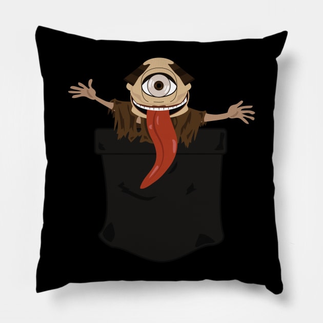 Nioh - Pocket One Eyed Imp Pillow by DigitalCleo