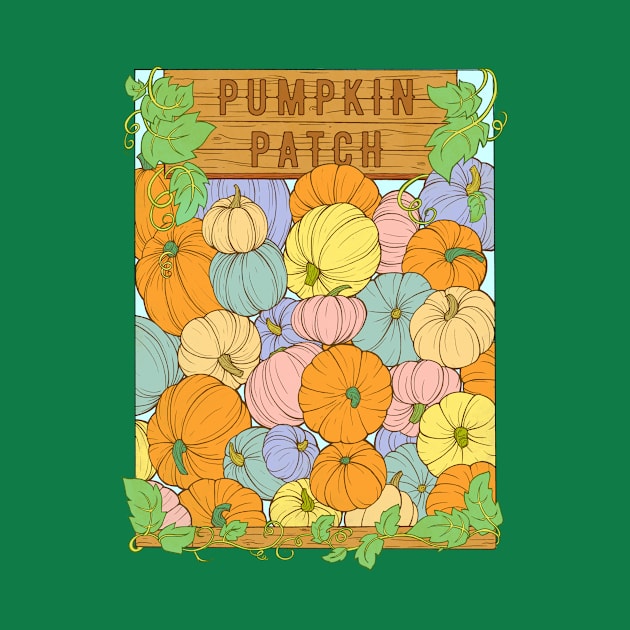 Colorful Pumpkin Patch by stacreek