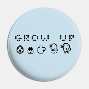 Grow Up Kuchipatchi - Tamagotchi Pin