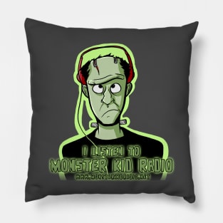 Listen to Monster Kid Radio - Frankenstein T-Shirt Pillow