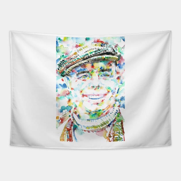 JEAN RENOIR watercolor portrait Tapestry by lautir