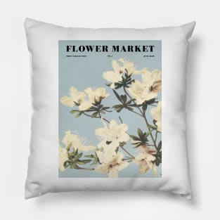 Flower Market Pressed Flower Wall Art Exhibition Floral Gift Pillow