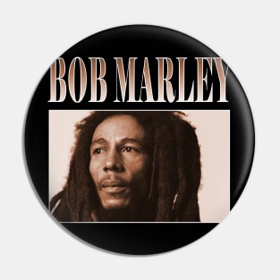 bob marley vintage design Pin