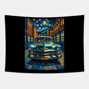 Bel Air in starry night Tapestry