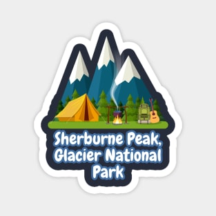 Sherburne Peak, Glacier National Park Magnet