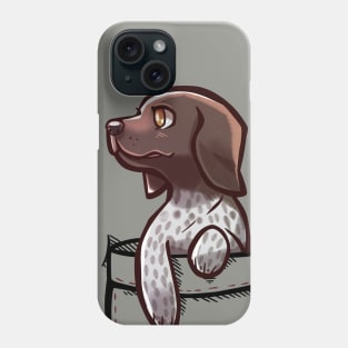 Pocket Cute German Shorthair Pointer Dog Phone Case