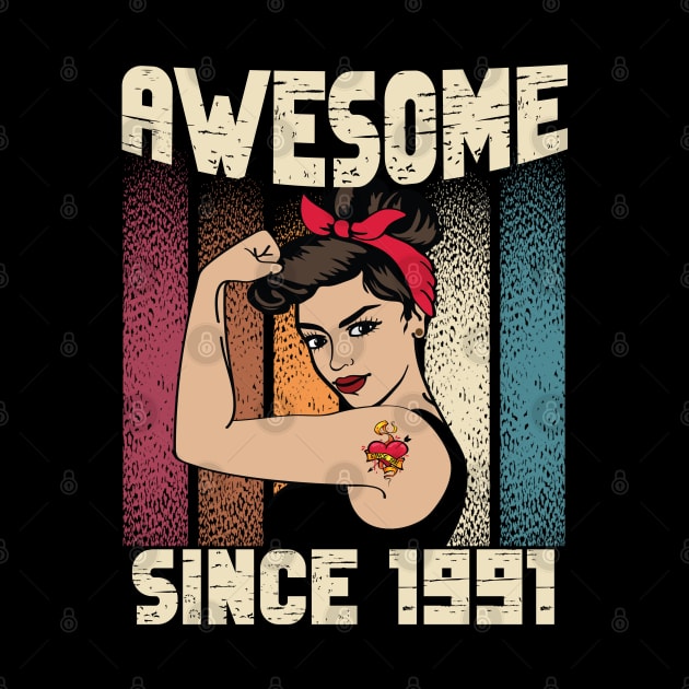 Awesome since 1991,31th Birthday Gift women 31 years old Birthday by JayD World