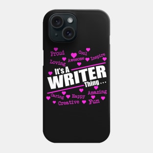 Writer Phone Case