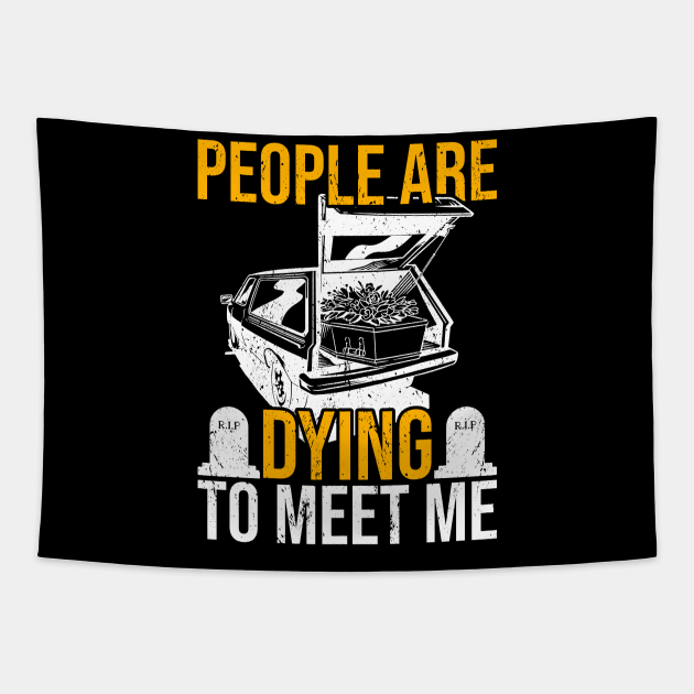 Mortician Funeral Director Mortuary Cemetery Mortician Tapestry