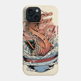 Ramen Dragon - Cream Phone Case
