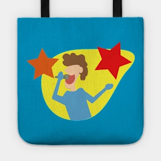 happy man sing a song Tote