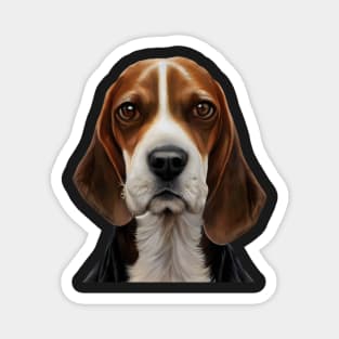 Beagle Face Art Magnet