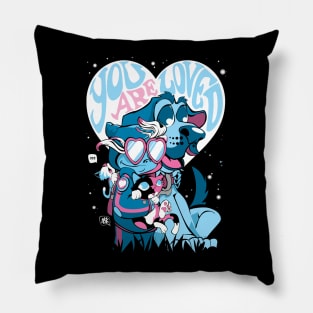 You are Loved. Trans Pride Pillow