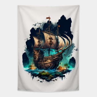 Pirate Ship - the goonies Tapestry