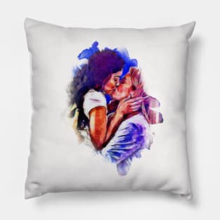 kacy sweetest kiss Pillow