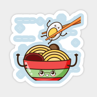 Cute Ramen Kawaii Egg Magnet