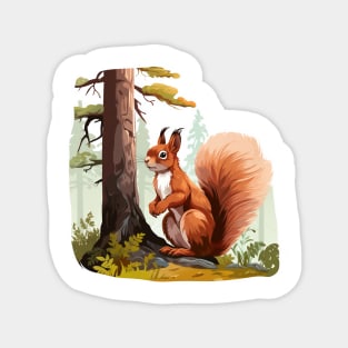 Squirrel Whisperer Magnet