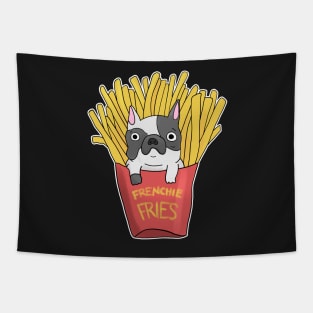 Frenchie Fries Funny French Bulldog Gift Tapestry