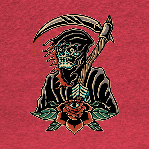 Discover reaper - Traditional Tattoo - T-Shirt